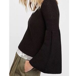 Free People Damsel Bell Sleeve Sweater